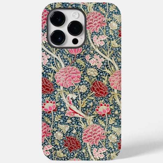 ウィリアム・モリスのクレィ柄 Case-Mate iPhoneケース (裏面)