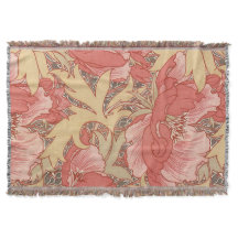 ウィリアム・モリスのケシの花のアールヌーボーパターン