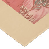 ウィリアム・モリスのケシの花のアールヌーボーパターン テーブルクロス (アングル)