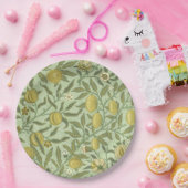 ウィリアム・モリスのザクロのフルーツのデザイン ペーパープレート (パーティー)