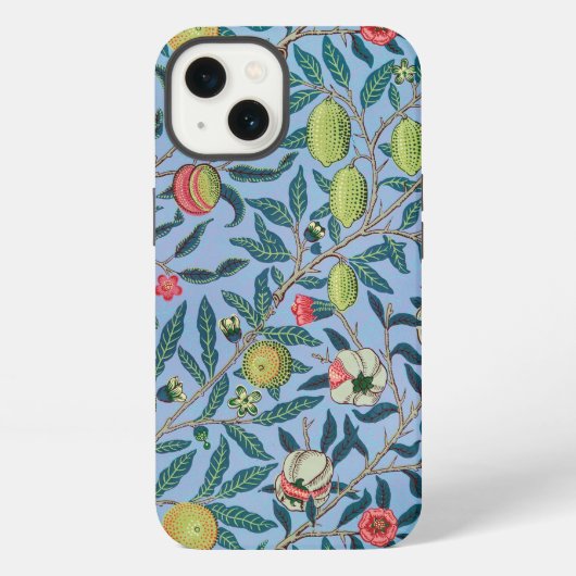 ウィリアム・モリスのザクロ模様 iPhoneケース (裏面)