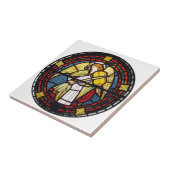 ウィリアム·モリスのスケッチでガラスの窓を汚す タイル (側面)