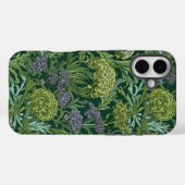 ウィリアム・モリスのスタイルのシームレスな花柄 Case-Mate iPhoneケース (裏面 (横))