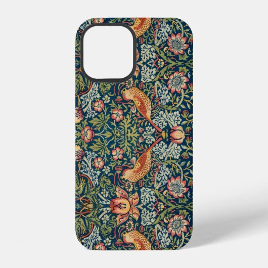 ウィリアム・モリスのストロベリー・シーフ iPhoneケース (裏面)