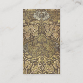 ウィリアム・モリスのチューリップおよびばら色パターン 名刺