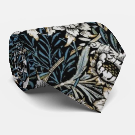 ウィリアム・モリスのチューリップおよびヤナギ ネクタイ (ロール)