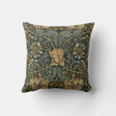 ウィリアム・モリスのデザイン#7 クッション (裏面)