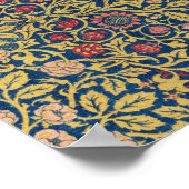 ウィリアム・モリスのバイオレットとオダマキ(植物)有名 ポスター (角)