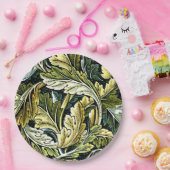 ウィリアム・モリスのパターン、アカンサス ペーパープレート (パーティー)