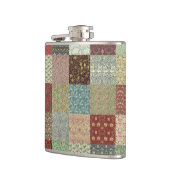 ウィリアム・モリスのパッチワークキルト フラスク (左)