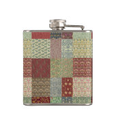 ウィリアム・モリスのパッチワークキルト フラスク (裏面)