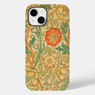 ウィリアム・モリスのピンク&ローズの名作パターン Case-Mate iPhone 14ケース