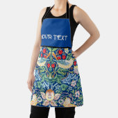 ウィリアム・モリスのプリント:イチゴ泥棒、ブルー エプロン (インサイチュ)