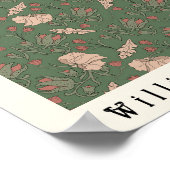 ウィリアム・モリスのポスターアールヌーボー花ヴィンテージ ポスター (角)