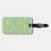 ウィリアム・モリスのマリーゴールド(緑) ラゲッジタグ (裏面横)