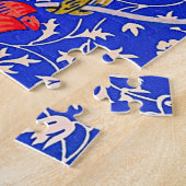 ウィリアム・モリスのメドウェイの有名パターン ジグソーパズル (側面)