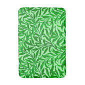 ウィリアム・モリスのヤナギの大枝、エメラルドグリーン バスマット (正面縦)