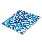 ウィリアム・モリスのヤナギの大枝、コバルトブルー及び白 タイル (側面)