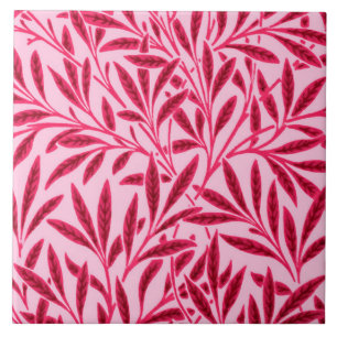 ウィリアム・モリスのヤナギパターン、マンダリンオレンジ タイル