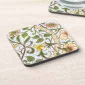 ウィリアム・モリスのラッパスイセンパターンコルクのコースターセット コースター (左側)