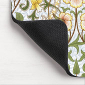 ウィリアム・モリスのラッパスイセン花パターンマウスパッド マウスパッド (コーナー)