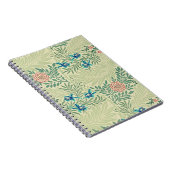 ウィリアム・モリスのラークスパーの有名パターン ノートブック (右側)