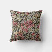 ウィリアム・モリスのラークスパー模様 クッション (裏面)