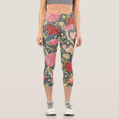 ウィリアム・モリスのレイの有名なパターン カプリレギンス (正面)