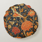 ウィリアム・モリスのヴィンテージ・パターンCray ラウンドクッション (裏面)