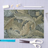 ウィリアム・モリスのヴィンテージ、鐘のアールヌーボーパターン 薄葉紙 (クラフト)