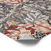 ウィリアム・モリスの印刷リネンハニーサックル有名 ポスター (角)