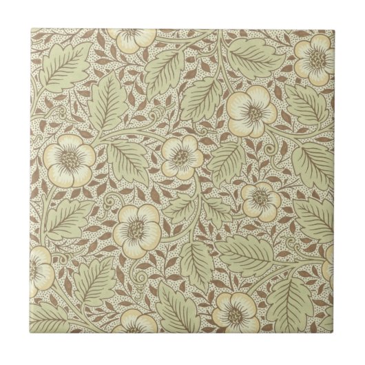 ウィリアム・モリスの壁紙のデザイン1887年 タイル (正面)