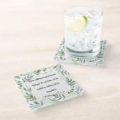 ウィリアム・モリスの引用は… ガラスコースター (アングル)