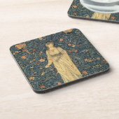 ウィリアム・モリスの旧式な植物相 コースター (左側)