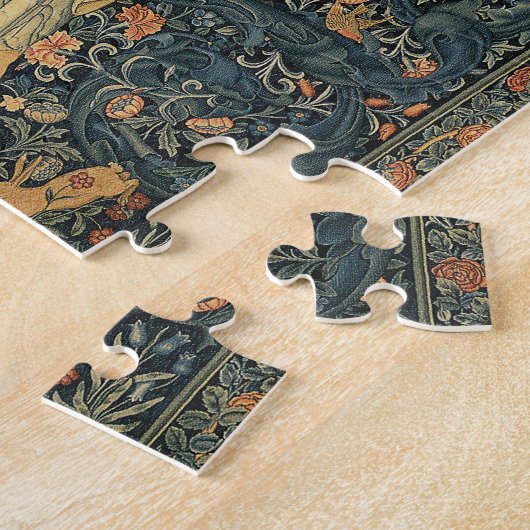 ウィリアム・モリスの旧式な植物相 ジグソーパズル (側面)