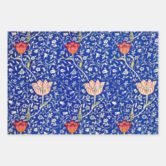 ウィリアム・モリスの有名な模様 ラッピングペーパーシート (正面3)