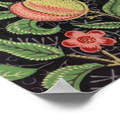 ウィリアム・モリスの果実パターン（1862年） ポスター (角)