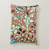 ウィリアム・モリスの柄、ヒヤシンス アクセントクッション (裏面(縦))