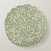 ウィリアム・モリスの柳の模様(1874)。 ラウンドクッション (裏面)