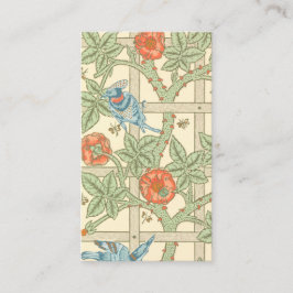 ウィリアム・モリスの格子垣パターン 名刺