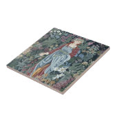 ウィリアム・モリスの植物相 タイル (側面)