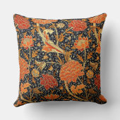 ウィリアム・モリスの模様のクレイ クッション (裏面)