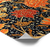 ウィリアム・モリスの模様のクレイ ポスター (角)