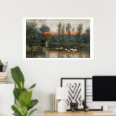 ウィリアム・モリスの池はマートン・アビーで働く( ポスター (ホームオフィス)