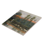 ウィリアム・モリスの池はMertonの大修道院で働きます( タイル (側面)