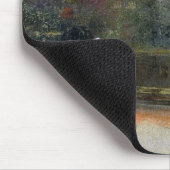 ウィリアム・モリスの池はMertonの大修道院で働きます( マウスパッド (コーナー)