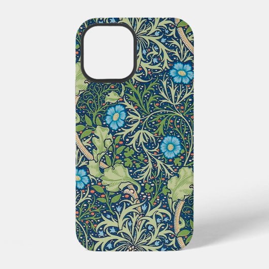 ウィリアム・モリスの海藻 iPhoneケース (裏面)
