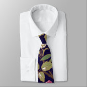 ウィリアム・モリスの甘いイバラの花柄アールヌーボー ネクタイ (タイ)