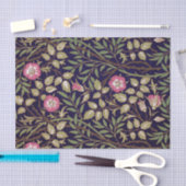 ウィリアム・モリスの甘いイバラの花柄アールヌーボー 薄葉紙 (クラフト)