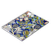 ウィリアム・モリスの花柄 ノートブック (左側)